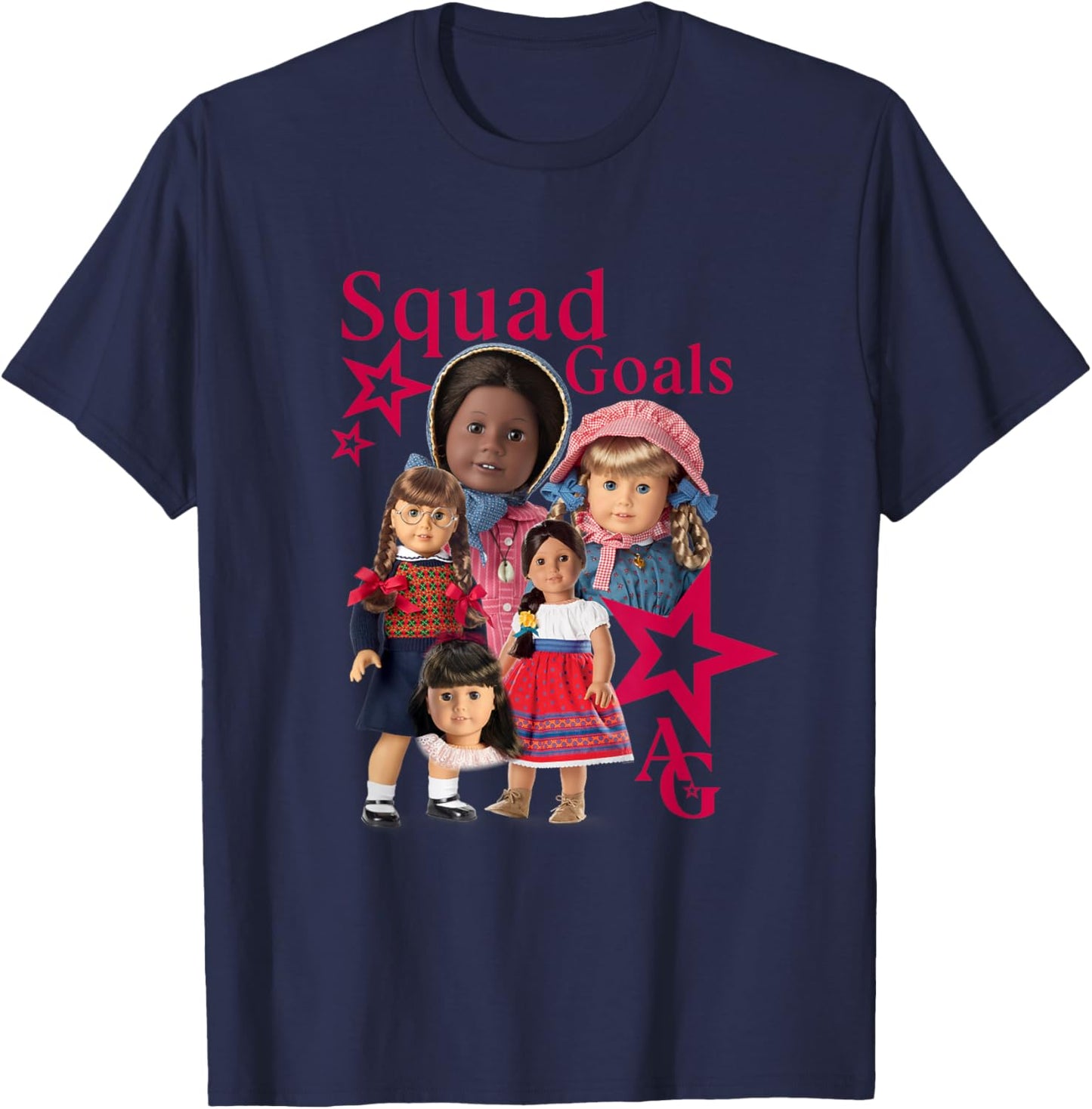 American Girl - Squad Goals T-Shirt - T-Shirt | Navy