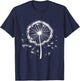 Dandelion Flower T-Shirt - T-Shirt | Navy