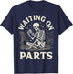 Waiting On Parts Skeleton T-Shirt - T-Shirt | Navy