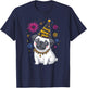 Happy New Year 2025 Eve Firework Dog Funny Pug Dog T-Shirt - T-Shirt | Navy