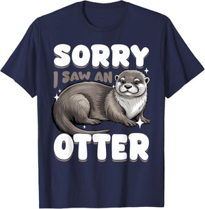Funny Otter T-Shirt - T-Shirt | Navy