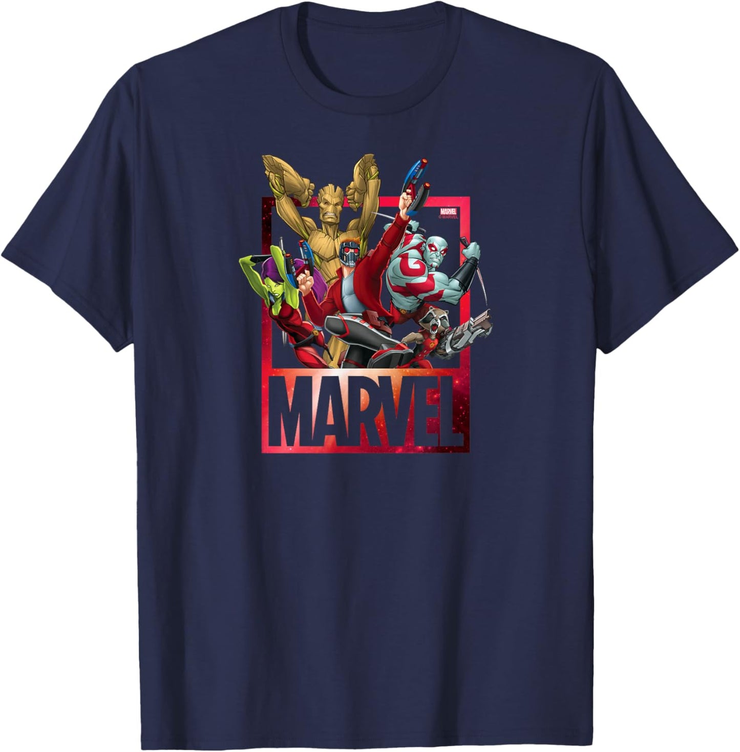Guardians Of The Galaxy - Marvel Logo T-Shirt - T-Shirt | Navy