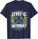 6. Geburtstag Jungen Video Gamer Level 6 Aktiviert Kids T-Shirt - T-Shirt | Navy