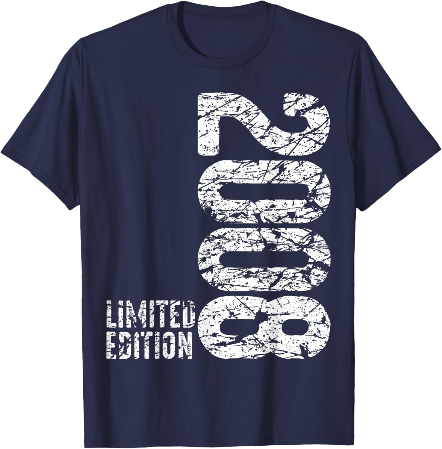 18ème Anniversaire garçon Fille 18 Ans 2008 Cadeau drôle T-Shirt - T-Shirt | Navy