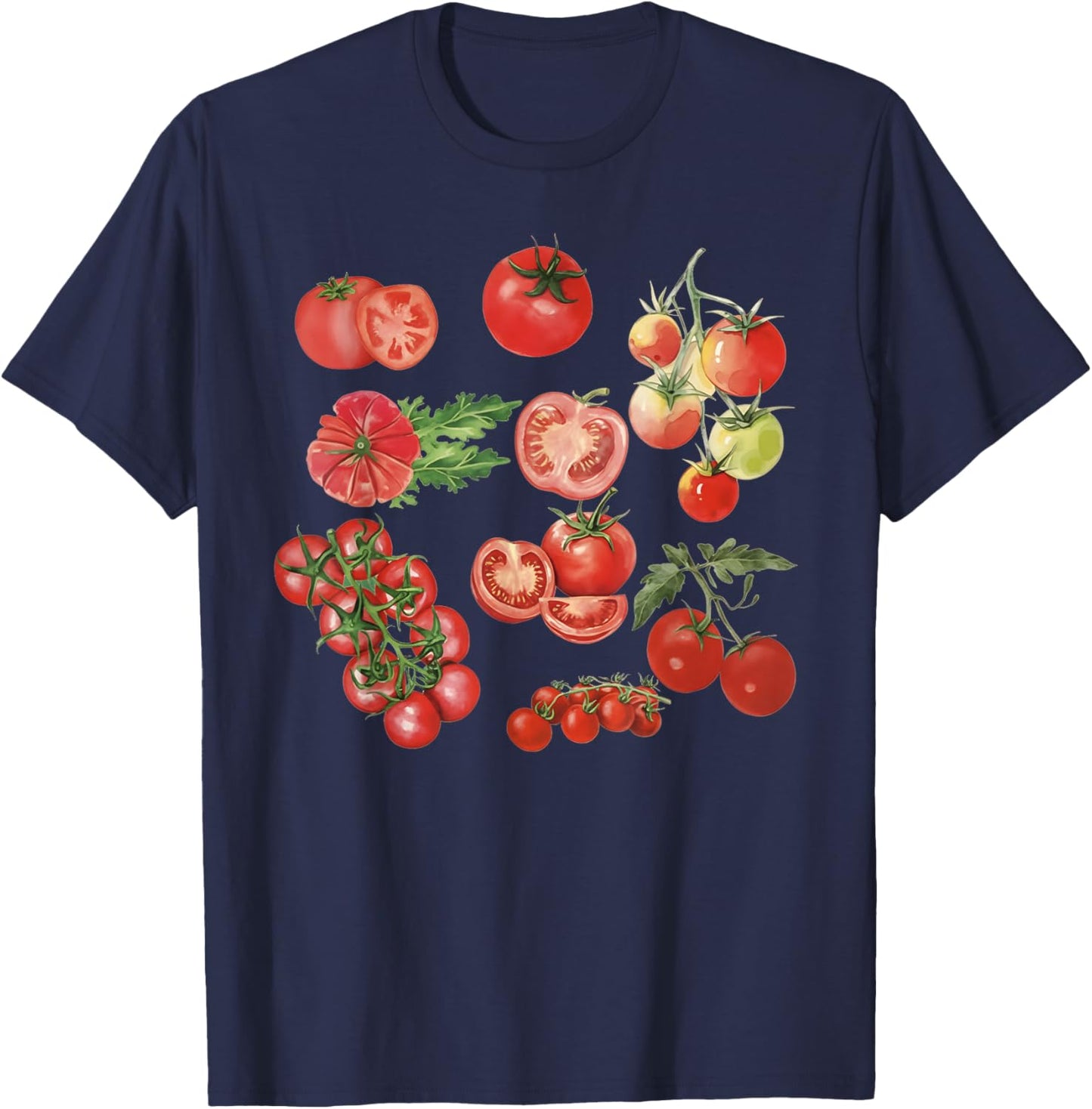 Tomate Saison Jardinage Légumes Fermier Ferme Hommes Femmes Enfant T-Shirt - T-Shirt | Navy