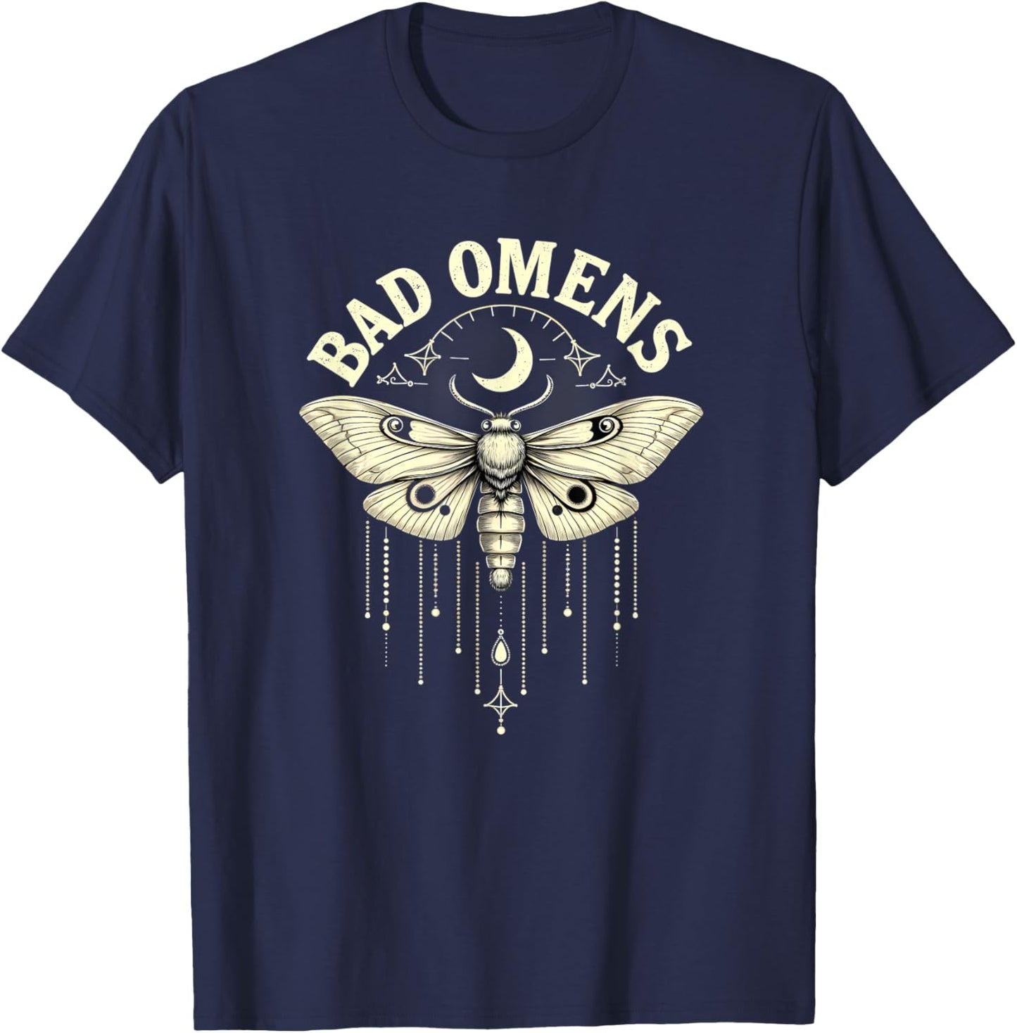 Bad Omens Motten-Schmetterling Halloween T-Shirt - T-Shirt | Navy