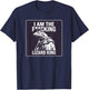 I Am the Lizard King Robert California Office Humor Funny T-Shirt - T-Shirt | Navy