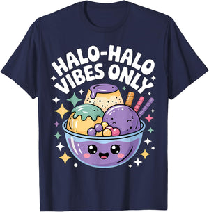 Cute Halo-Halo Filipino Dessert Pinay Pinoy T-Shirt - T-Shirt | Navy
