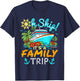 Oh Ship It’s a Family Trip Family Cruise T-Shirt - T-Shirt | Navy