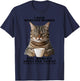Selective Hearing Shirt Sarcastic Cat Funny Birthday T-Shirt - T-Shirt | Navy