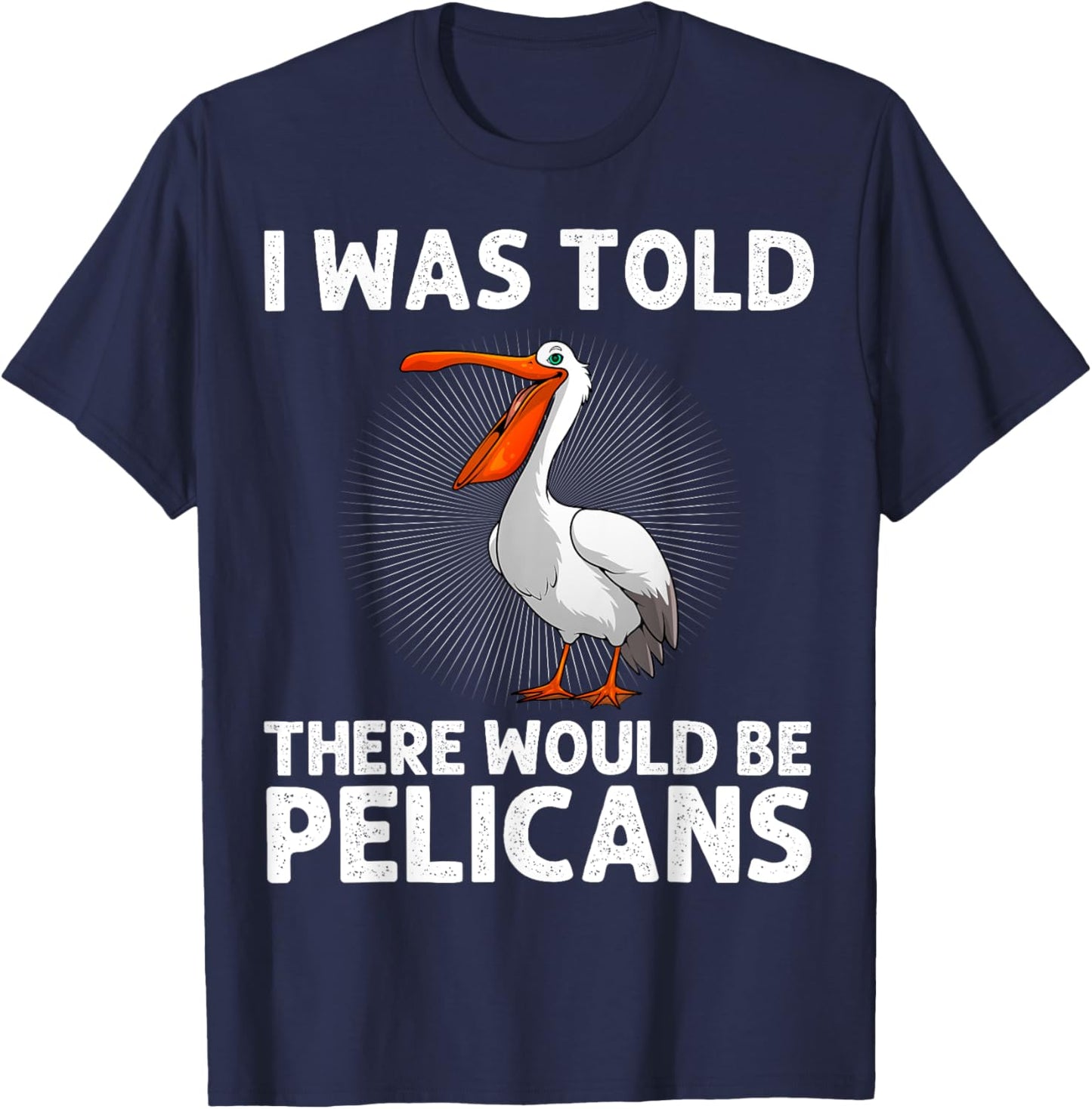 Cool Pelican Design Women Kids Pelican Bird Pelican T-Shirt - T-Shirt | Navy