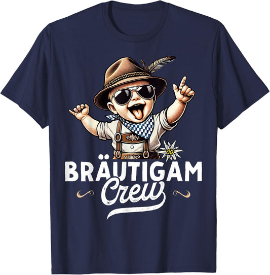 Stag Party Men's for Hen Parties, black, S T-Shirt - T-Shirt | Navy