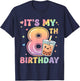 It's My 8th Birthday Cute Bubble Boba Tea 8 Year Old Girls T-Shirt - T-Shirt | Navy