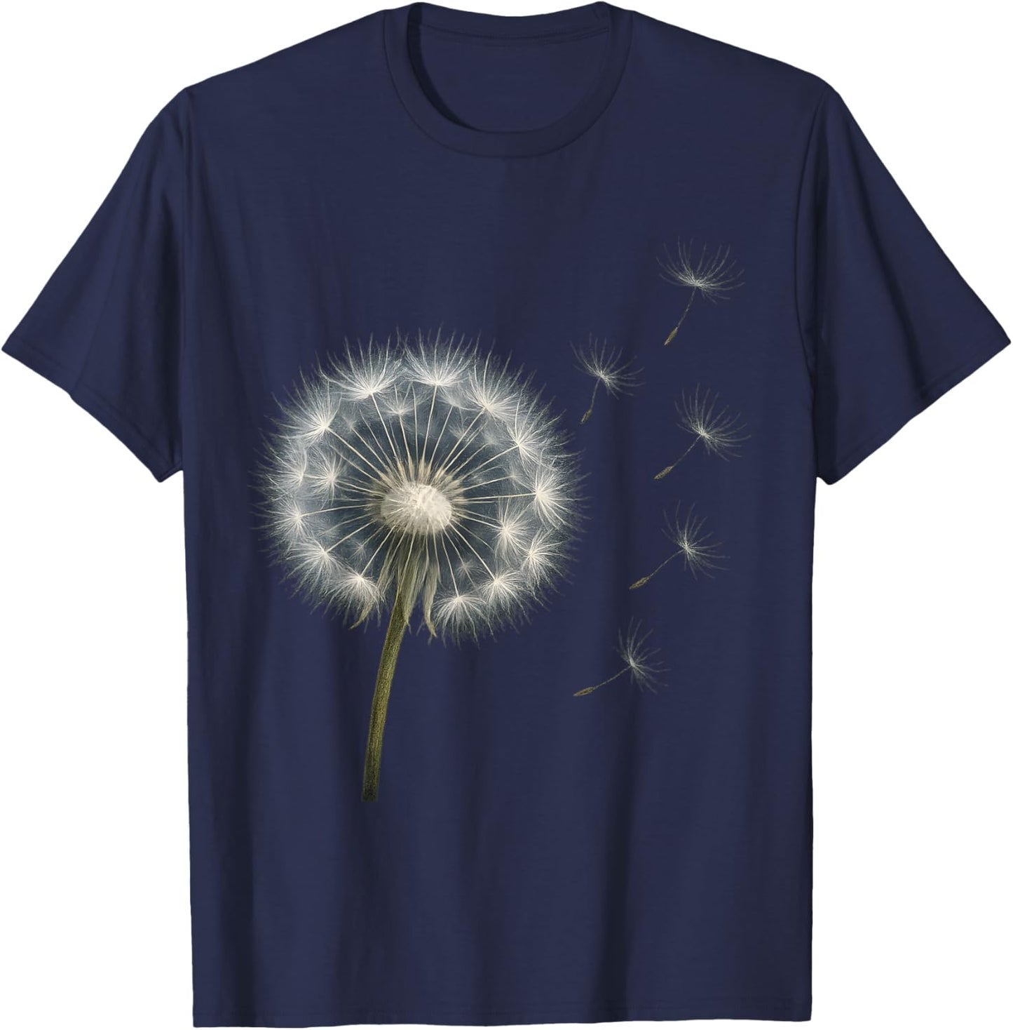 d'été Motif Pissenlit pour Femme T-Shirt - T-Shirt | Navy