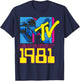 MTV Astronaute 1981 T-Shirt - T-Shirt | Navy