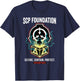 SCP Foundation Containment Able Glitch Anomaly SCP-076 T-Shirt - T-Shirt | Navy