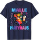 Malle Party Gruppenshirt Mallorca Outfit Damen Herren Party T-Shirt - T-Shirt | Navy
