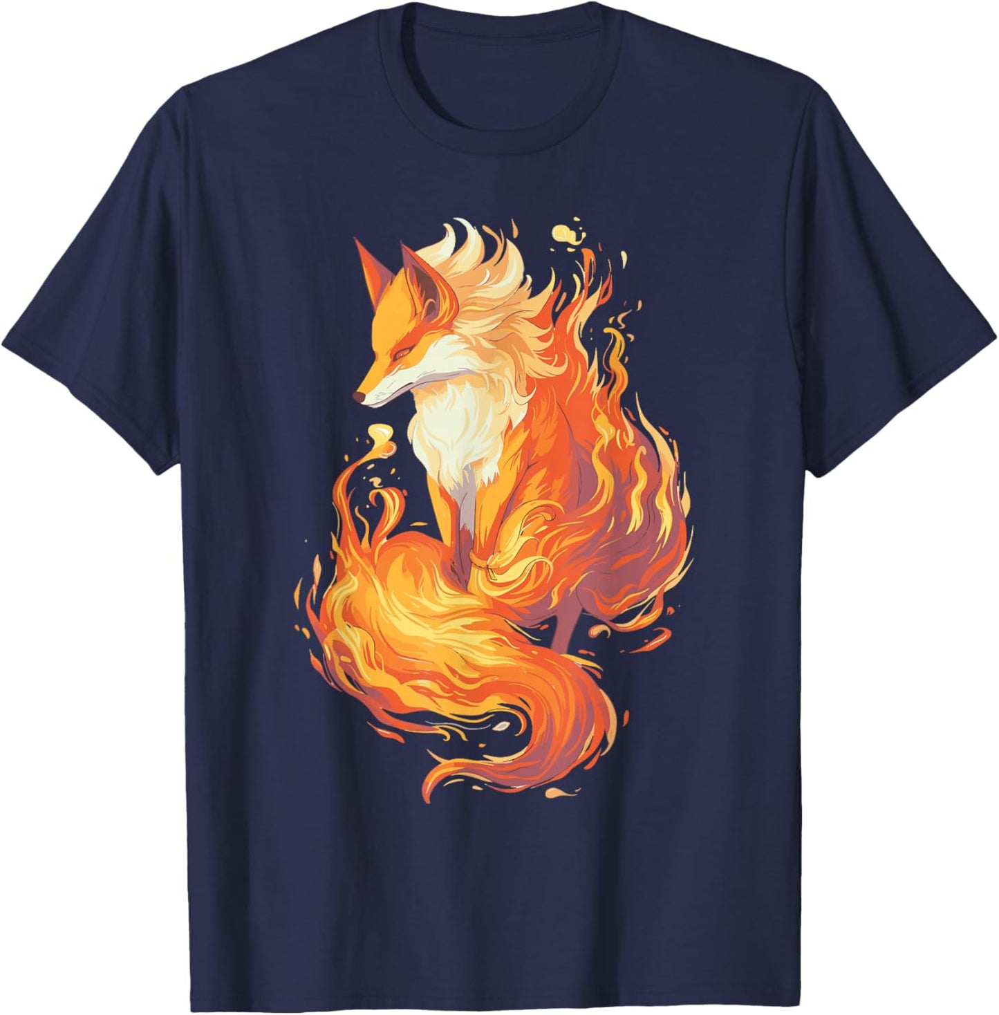 Kurama No Kitsune T-Shirt - T-Shirt | Navy