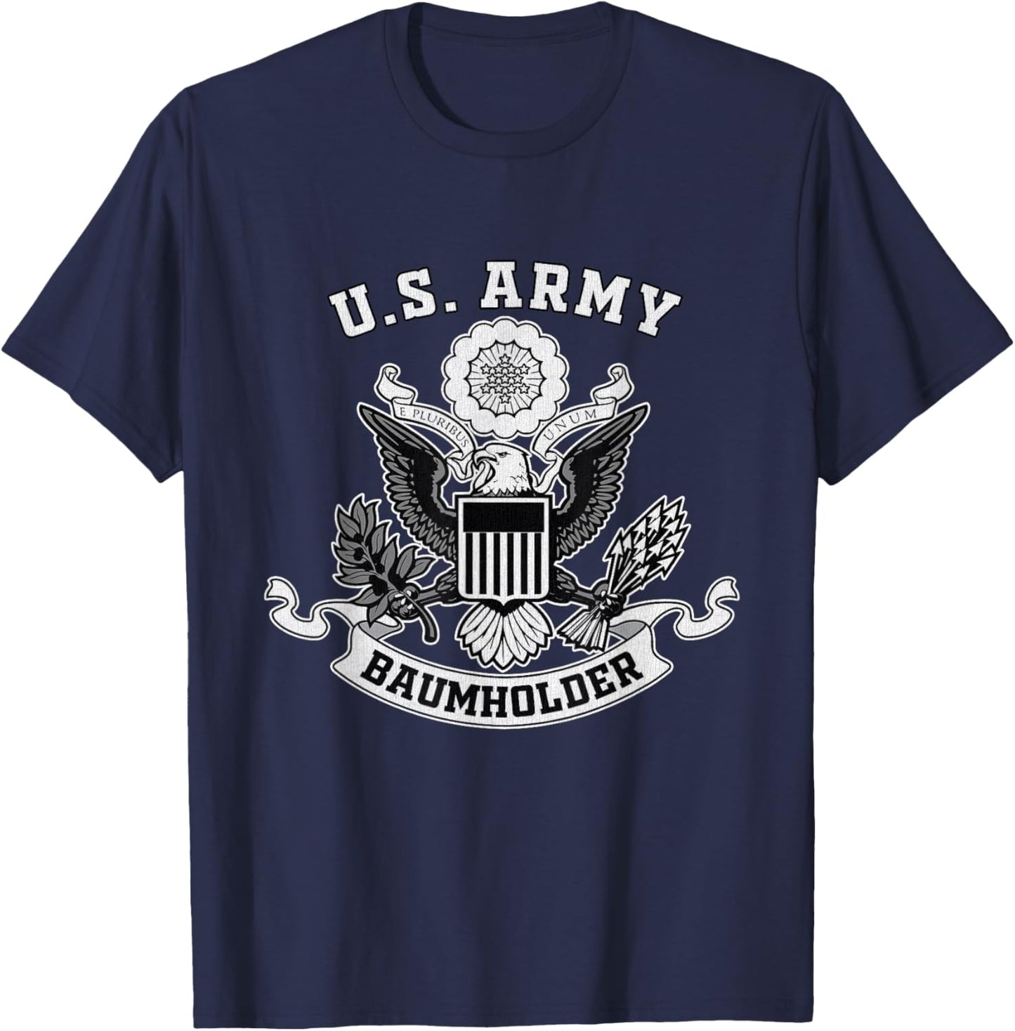 Baumholder Germany Military Base Eagle Emblem Vintage Gifts T-Shirt - T-Shirt | Navy