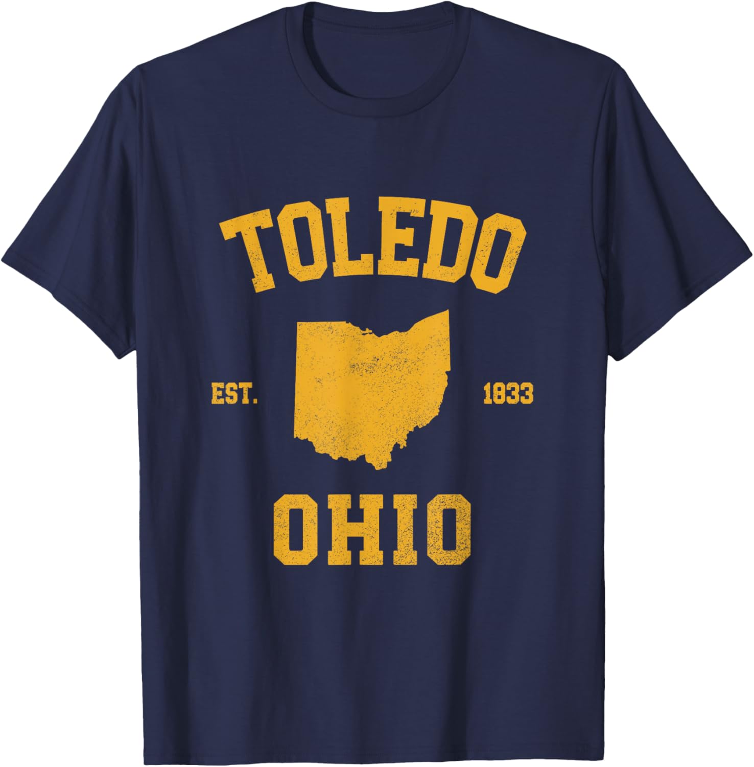 Toledo Ohio T-Shirt - T-Shirt | Navy