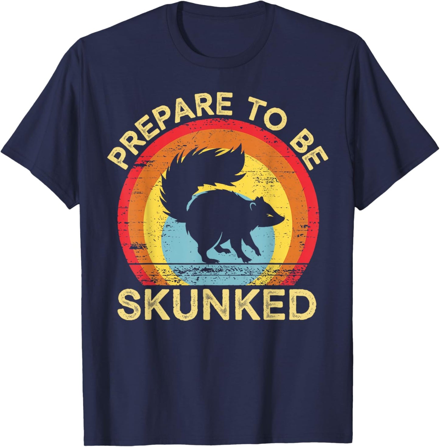 Prepare To Be Skunked Cribbage Lover Gifts Women Kid T-Shirt - T-Shirt | Navy