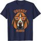 Orange Blooded Tennessee Hound Native Home TN State Pride T-Shirt - T-Shirt | Navy