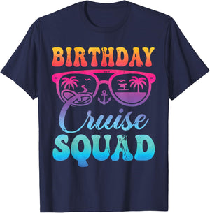 Family Birthday Cruising Sunglasses It's My Birthday Squad T-Shirt - T-Shirt | Navy