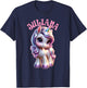 Juliana Cute Unicorn Design for Girls Name Juliana T-Shirt - T-Shirt | Navy