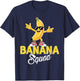 Banana Squad Dabbing Banana Fruit Lover Boys Kids Men Women T-Shirt - T-Shirt | Navy