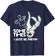 Sometimes I Just Be Fartin - Humorous Kangaroo Fart Quote T-Shirt - T-Shirt | Navy