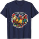 Ybor City Tampa Florida Chickens Roosters Christmas Lights T-Shirt - T-Shirt | Navy