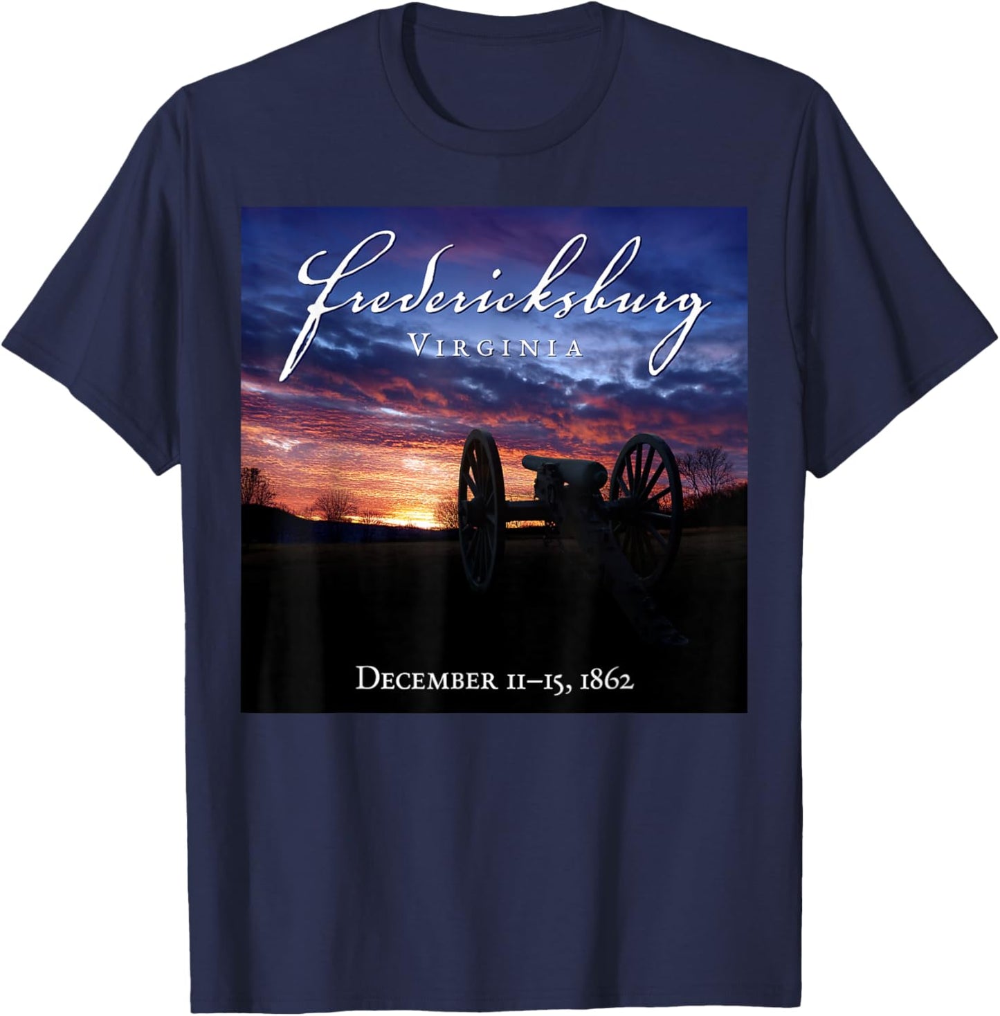 Battle of Fredericksburg Civil War T-Shirt - T-Shirt | Navy