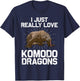 Komodo Dragon Design Women Kids Komodo Dragon Lover T-Shirt - T-Shirt | Navy
