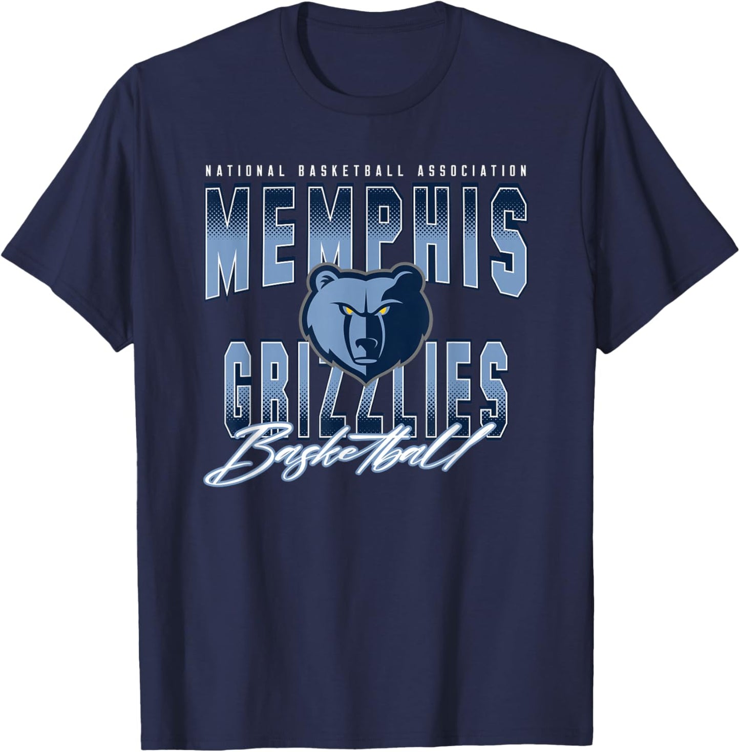 Les Memphis Grizzlies Officiels de la NBA disparaissent T-Shirt - T-Shirt | Navy