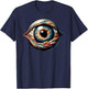 Eyeball Creepy Eye T-Shirt - T-Shirt | Navy