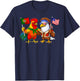 Portugal USA Flag Portuguese Heritage American Roots T-Shirt - T-Shirt | Navy