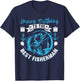 Happy Birthday To The Best Fisherman Funny Birthday Fishing T-Shirt - T-Shirt | Navy