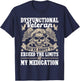 Dysfunctional Veteran disgruntled veteran T-Shirt - T-Shirt | Navy