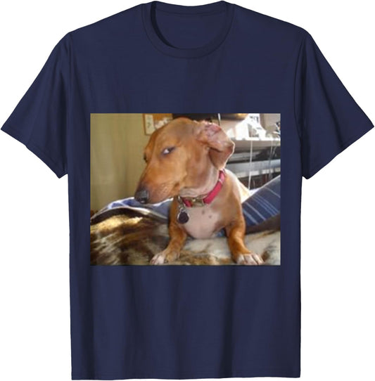 Bombastic Side Eye Funny Dog Women Girls Kids T-Shirt - T-Shirt | Navy