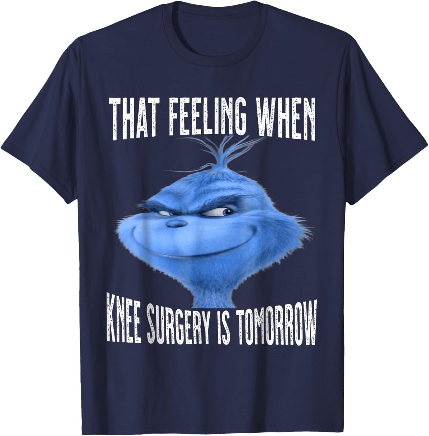 That Feeling When Knee Surgery Is Tomorrow Bird FUNNY T-Shirt - T-Shirt | Navy