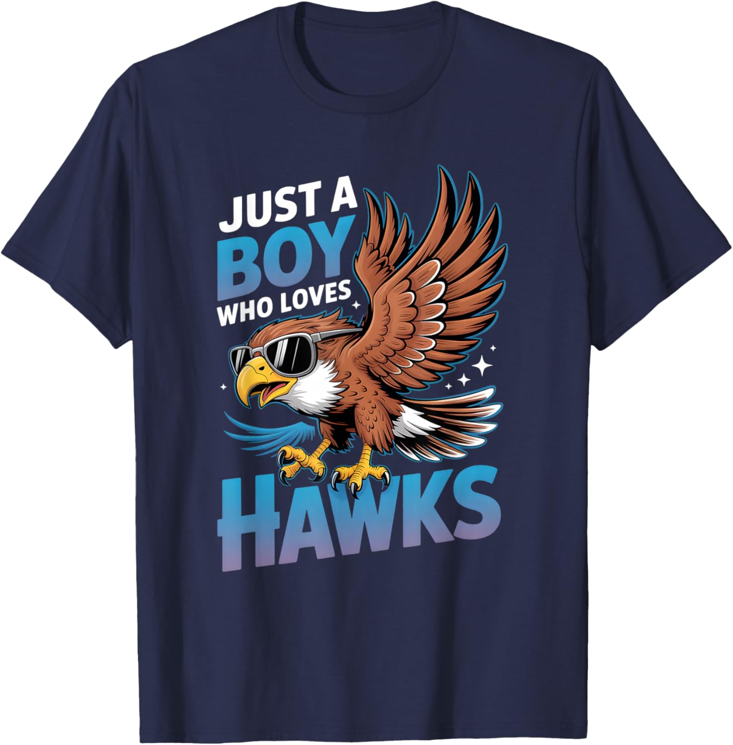 Boys Hawk T-Shirt - T-Shirt | Navy