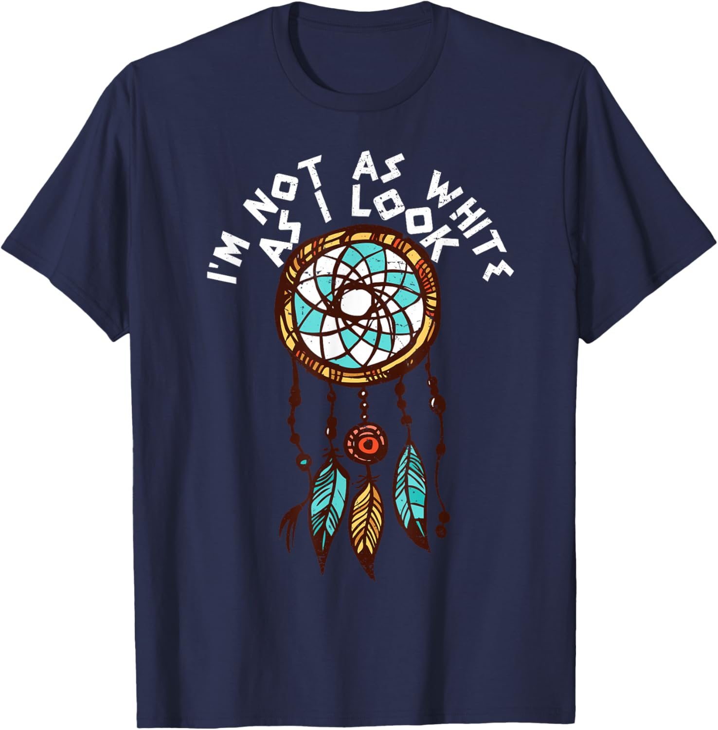 I'm Not as White as I Look T-Shirt - T-Shirt | Navy