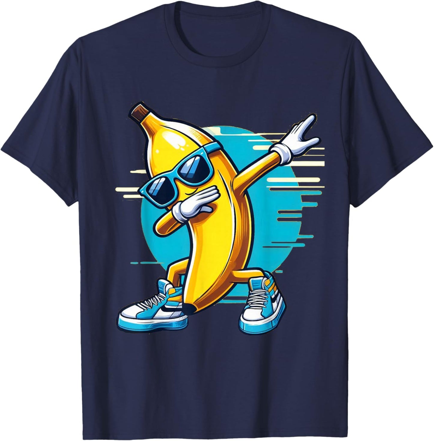 Banana Shirt Banana Costume Adult Men Kids T-Shirt - T-Shirt | Navy