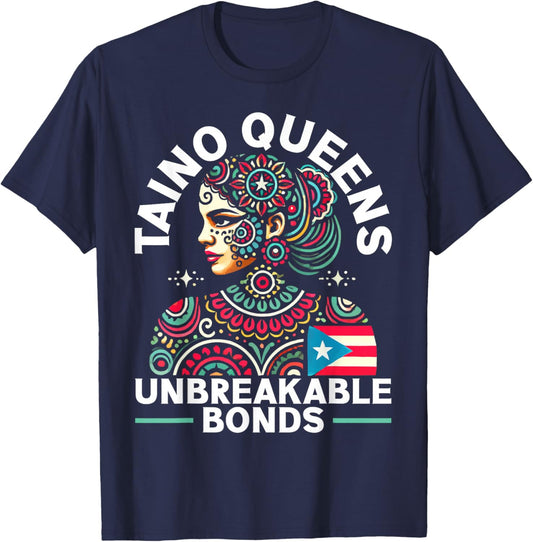Taino Indian Puerto Rico Pride Boricua Puerto Rican Women T-Shirt - T-Shirt | Navy