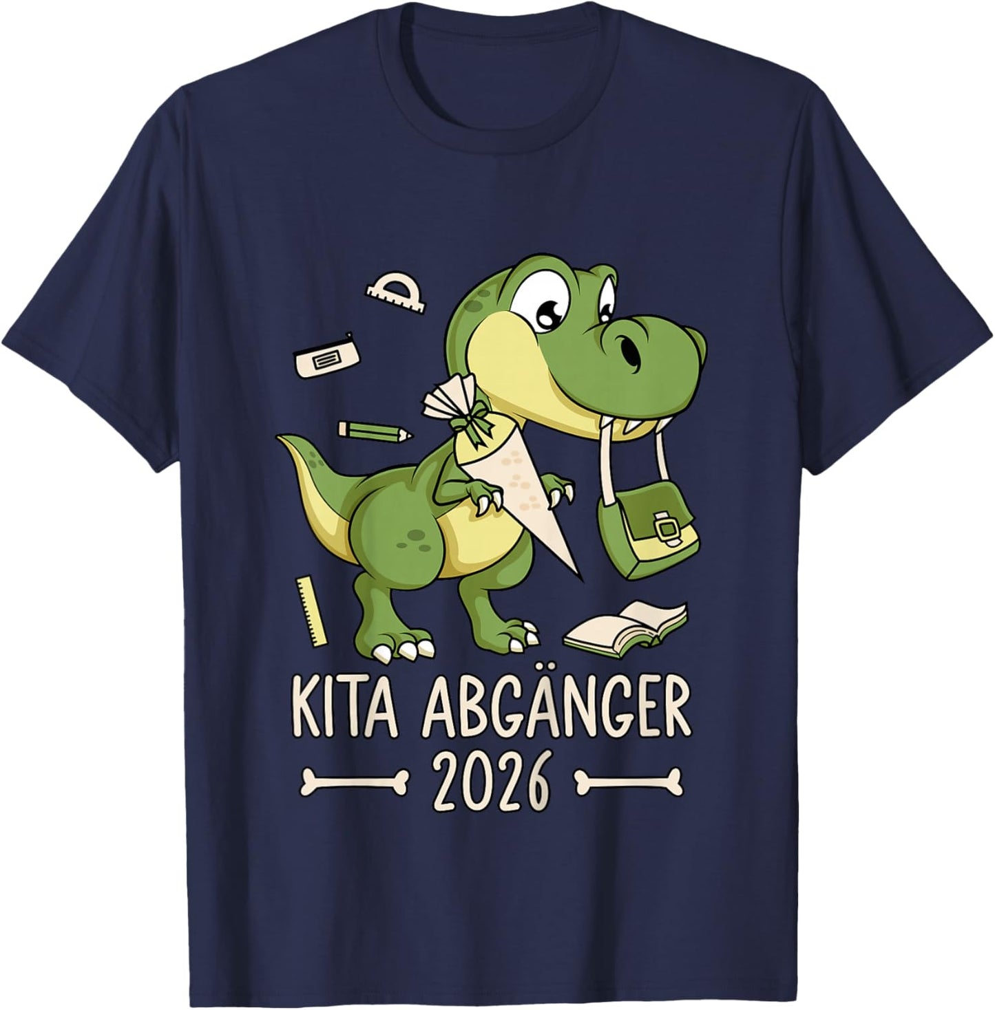 2026 with German Text T-Shirt - T-Shirt | Navy