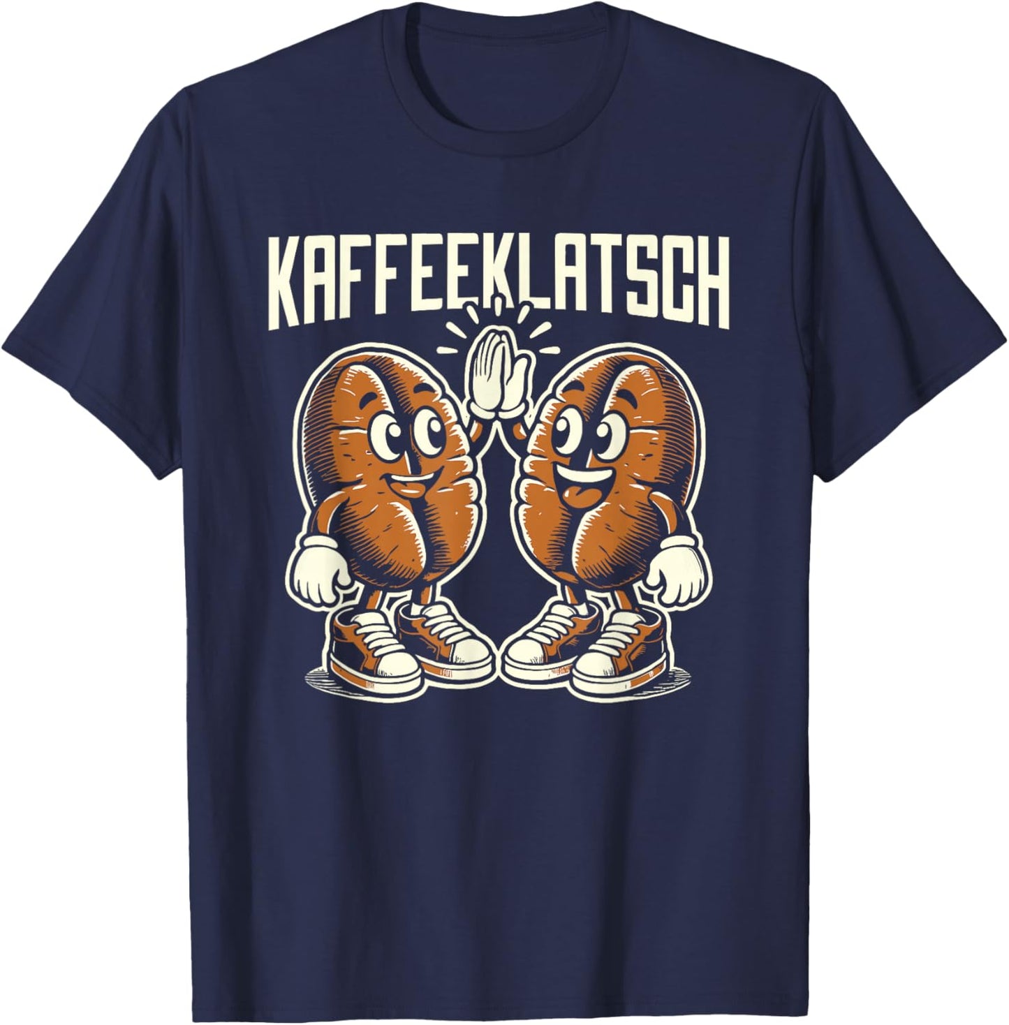 Lustiger Spruch Sarkusmus Ironie Kaffeeklatsch T-Shirt - T-Shirt | Navy