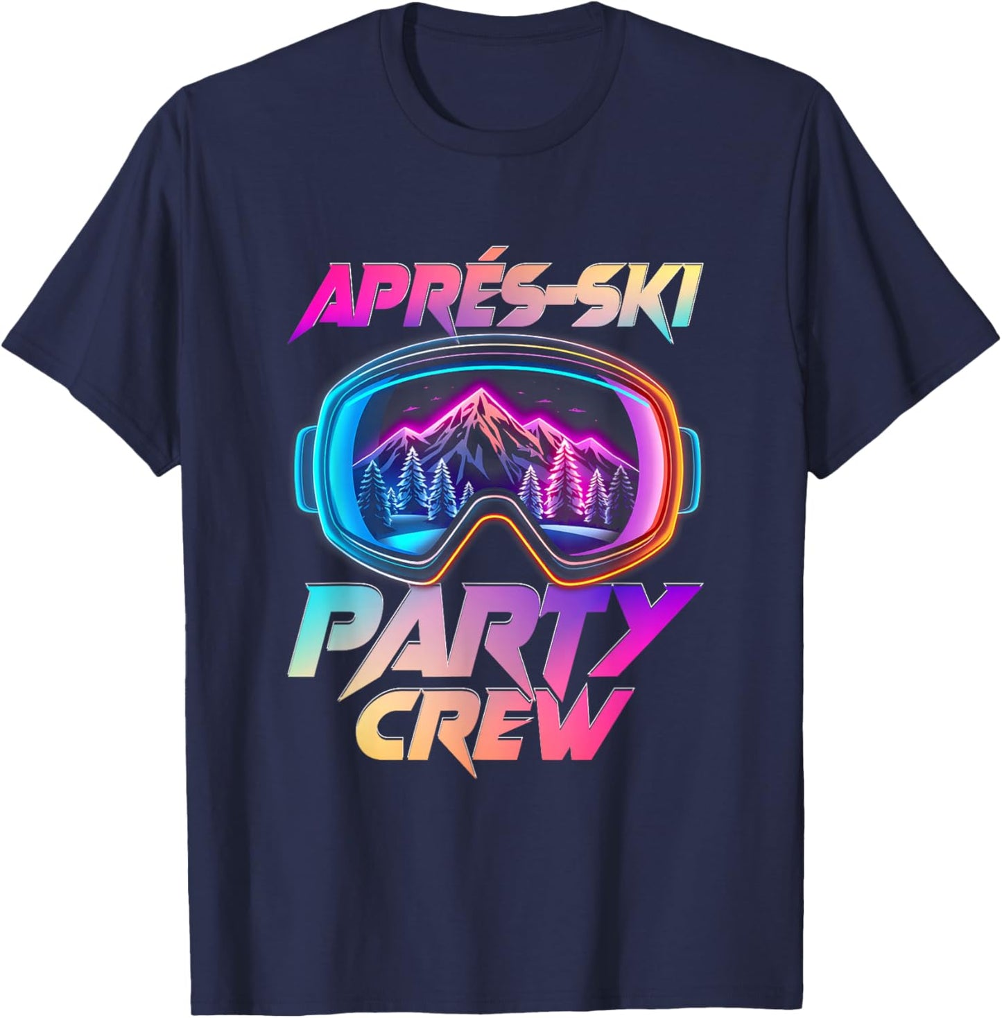 Crew Apres Ski Party | Ski Holidays T-Shirt - T-Shirt | Navy