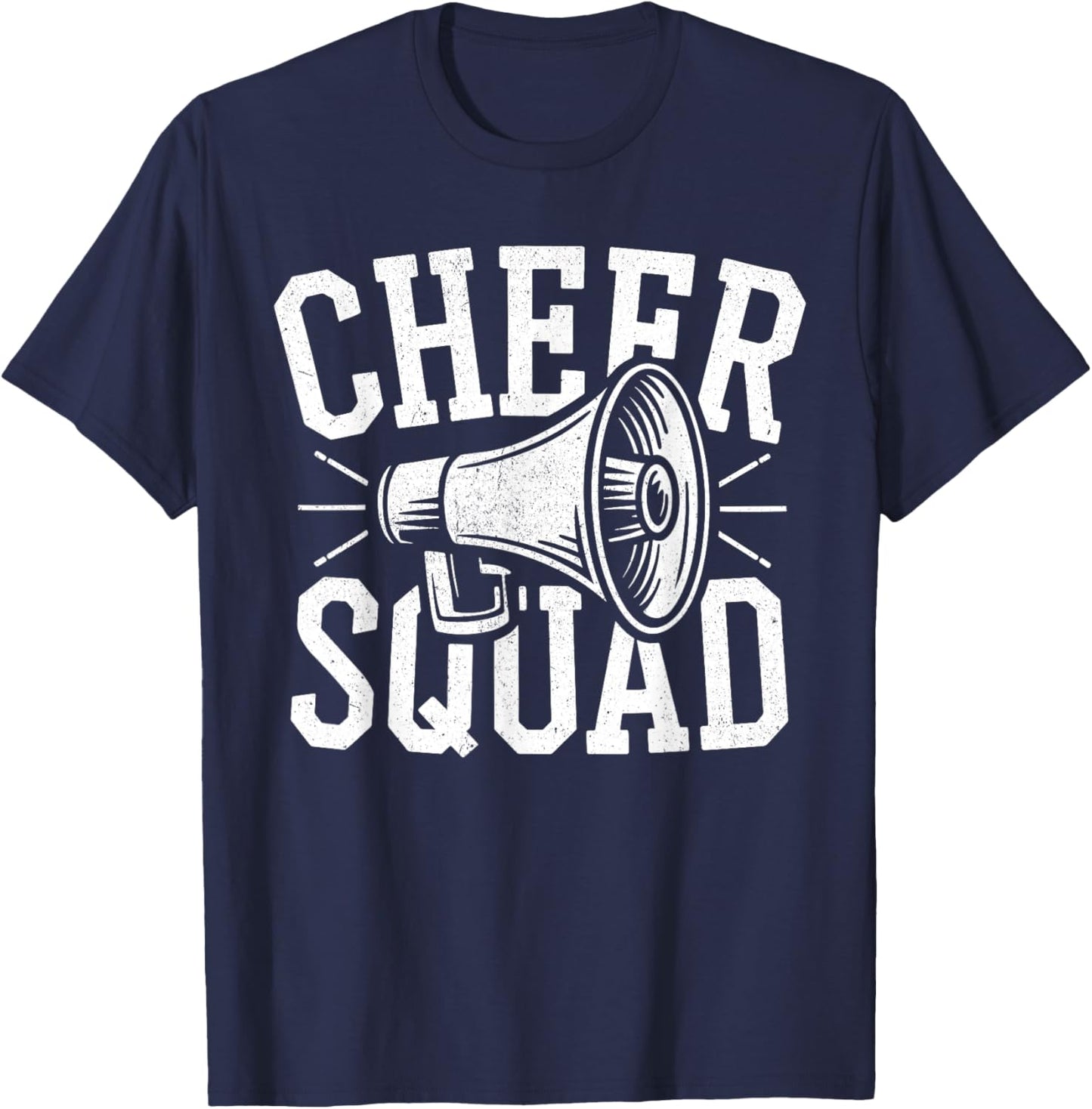 Cheer Squad Shirt Cheerleading Men Women Cheerleader Team T-Shirt - T-Shirt | Navy