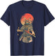 Vintage Samurai Angler and Fisher T-Shirt - T-Shirt | Navy