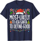 Most Likely To Ask Santa To Define Good Family Christmas T-Shirt - T-Shirt | Navy